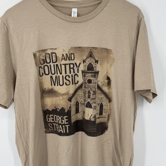 George Strait God and Country Music Tour T Shirt XL Mens Graphic Tee Concert Y2K - Picture 1 of 6